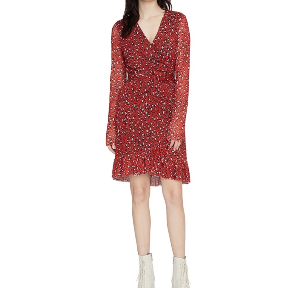 Ruffled red dress